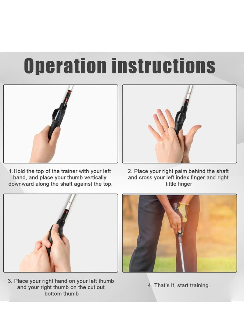 Oasisgalore 6.1x1 Inch Golf Grip Trainer, Swing Aid for Right-Handed Players, Anti-Slip for Hand Position, Grasp Practice.  - Image 5