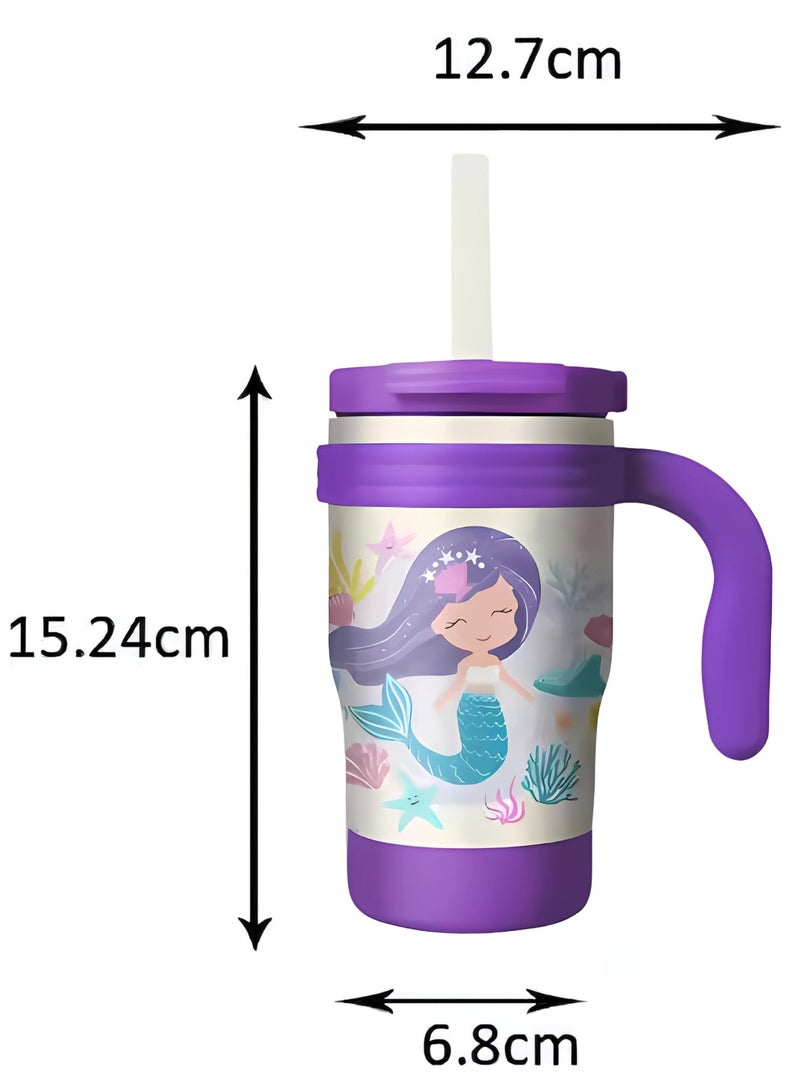 Twisoo Twisoo Mini Tumbler for Babies and Toddlers – BPA-Free Leak-Proof Straw Cup with Spill-Resistant Lid, Easy-Grip Handle, Travel-Friendly Hydration Bottle for Infants 6 Months+ (Purple) - Image 5