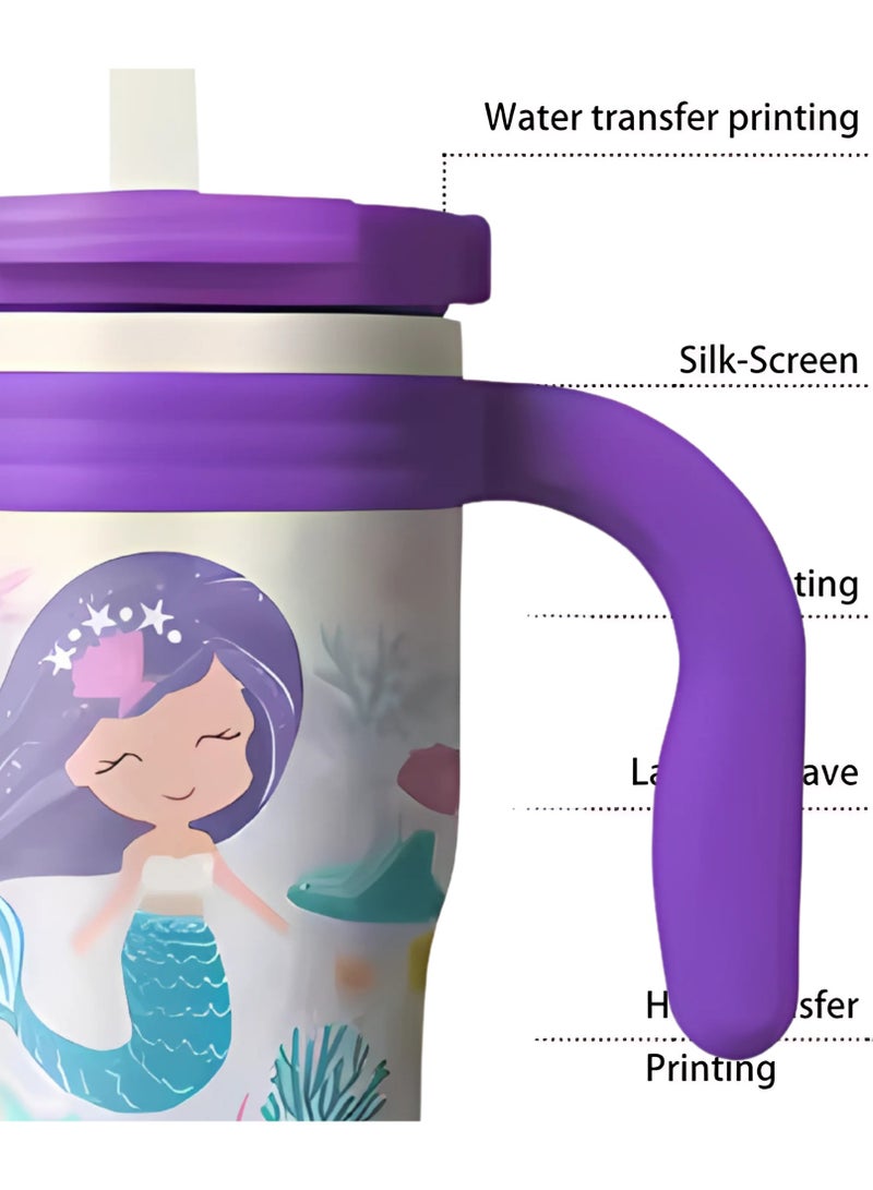 Twisoo Twisoo Mini Tumbler for Babies and Toddlers – BPA-Free Leak-Proof Straw Cup with Spill-Resistant Lid, Easy-Grip Handle, Travel-Friendly Hydration Bottle for Infants 6 Months+ (Purple) - Image 3
