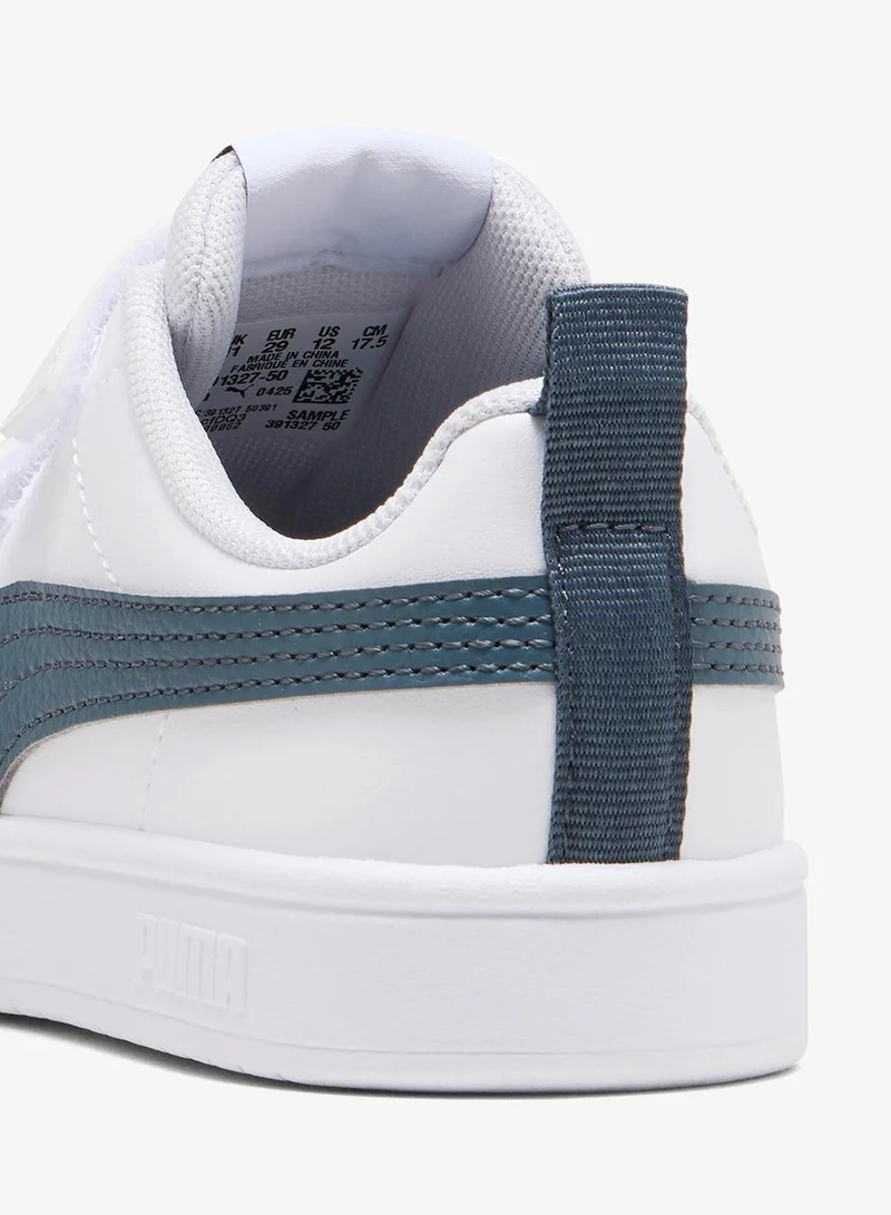 Puma PUMA White-Evening Blue-Evening Blue Kids Rickie V Ps  | Best Price UAE