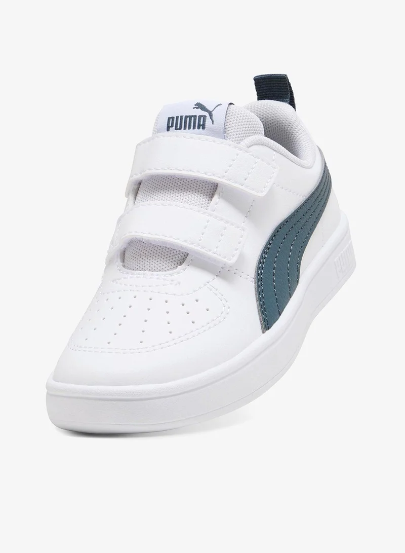 Puma PUMA White-Evening Blue-Evening Blue Kids Rickie V Ps  | Best Price UAE