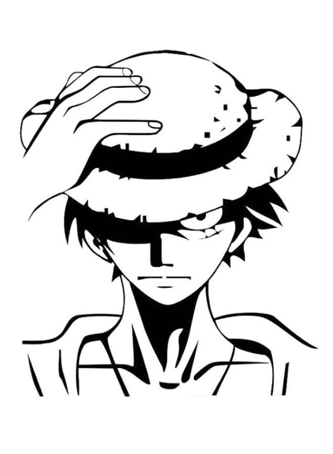 NIBEMINENT Cartoon Pirates Luffy Car Sticker - Image 1