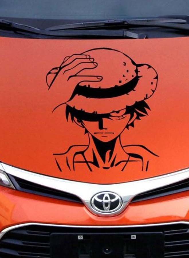 NIBEMINENT Cartoon Pirates Luffy Car Sticker - Image 2
