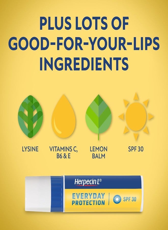 herpecin l Herpecin-L HL Lip Protectant Sunscreen and Cold Sore Lip Balm Stick - 0.1 oz (Pack of 3) - Image 3