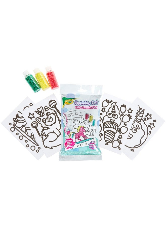 Crayola Unicorn Creatures Sprinkle Art Craft For Girls & Boys Gift Age 5+ - Image 3