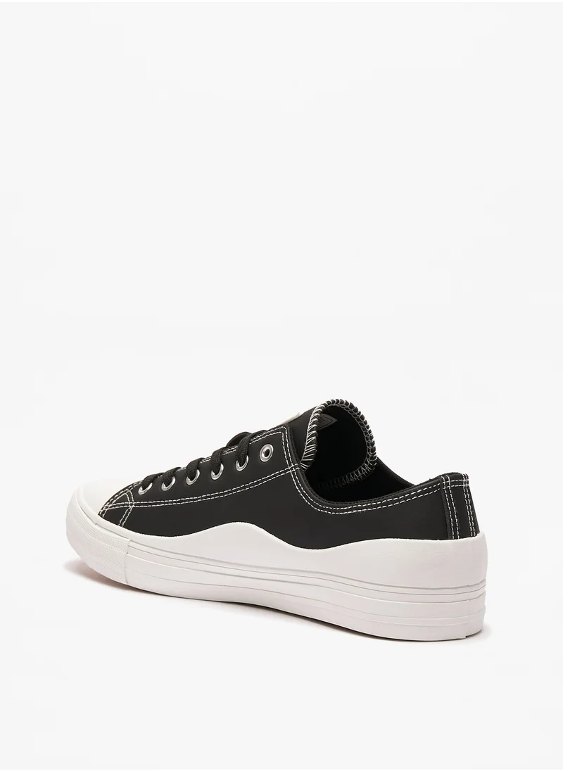 LBL by Shoexpress Men Panelled Lace-Up Sneakers