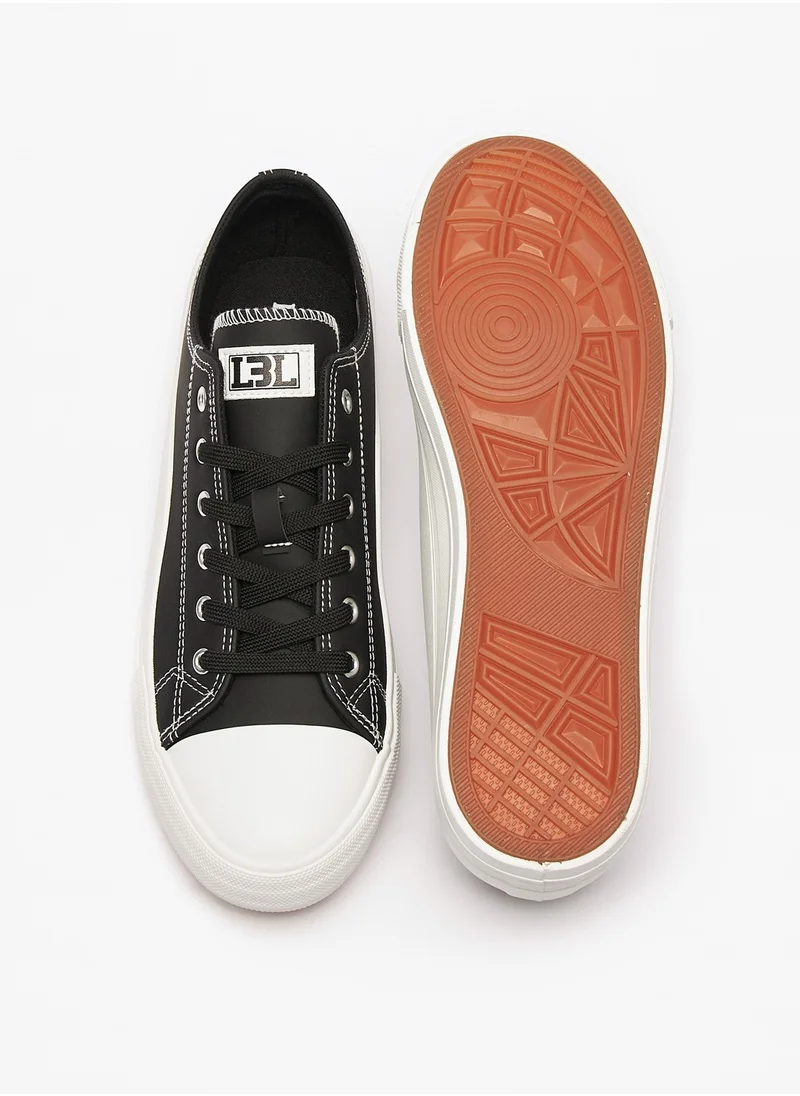 LBL by Shoexpress Men Panelled Lace-Up Sneakers