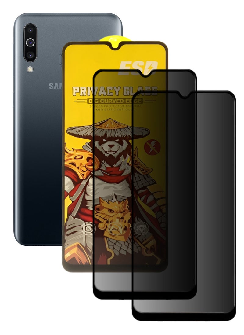 ESD 2 Pieces Tempered Dustproof Privacy Glass Screen Protector Compatible For Samsung Galaxy M30 - Image 1