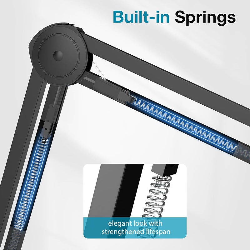 InnoGear Adjustable Mic Stand Desk Boom Arm for Microphones - Image 2