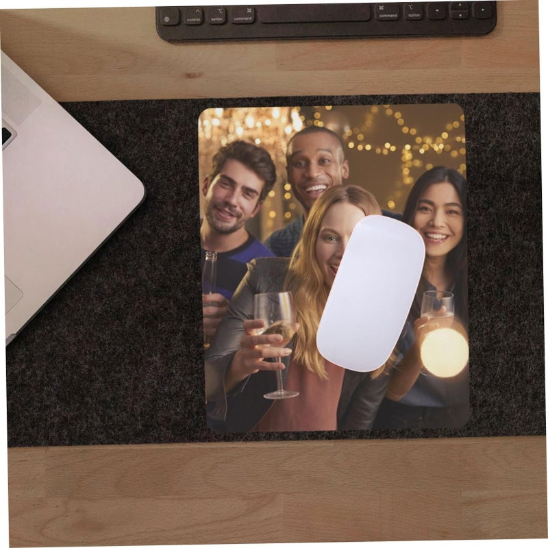 Sublimation Mouse Pad 5pcs Gaming Mouse Pad Smooth Surface Non-Skid Bottom Desk Accessory Comfortable For Work Gaming Study - Image 5
