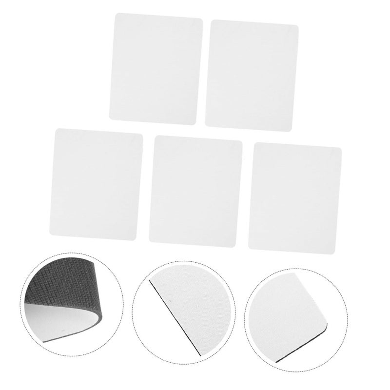 Sublimation Mouse Pad 5pcs Gaming Mouse Pad Smooth Surface Non-Skid Bottom Desk Accessory Comfortable For Work Gaming Study - Image 3