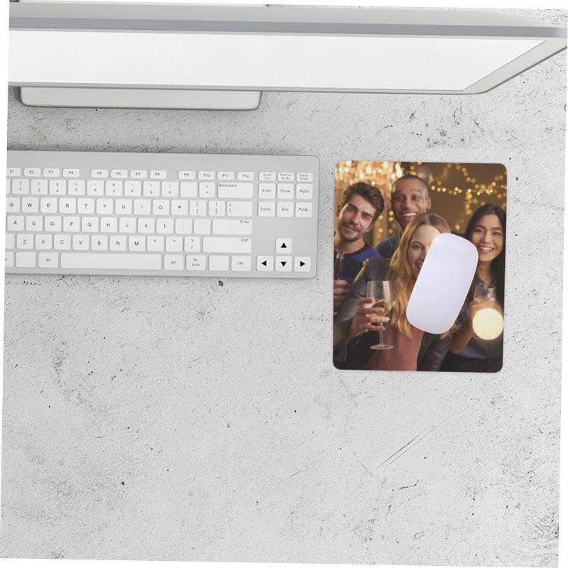 Sublimation Mouse Pad 5pcs Gaming Mouse Pad Smooth Surface Non-Skid Bottom Desk Accessory Comfortable For Work Gaming Study - Image 4