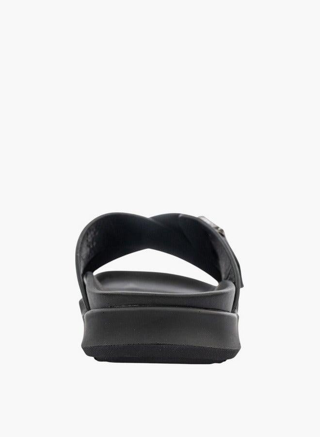 Le Confort Men Buckle Accent Cross-Strap Slip-On Sandals - Image 5