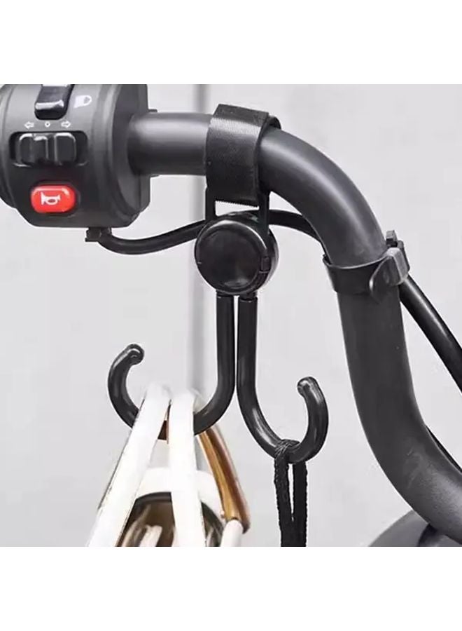 خطاف دراجة نارية دوّار حامل جدارى لتخزين الخوذات والمعدات - Image 2