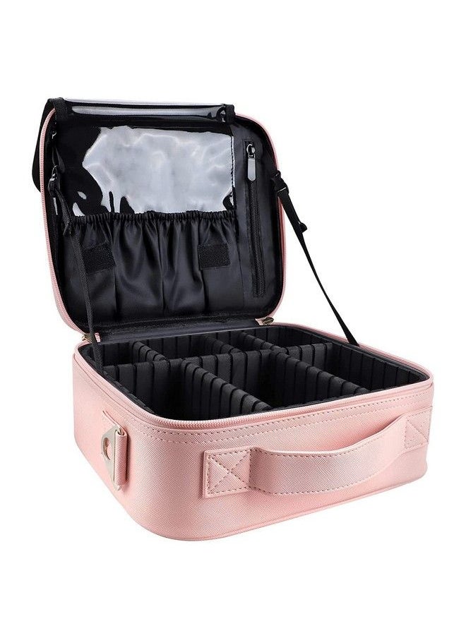 GOCART WITH G LOGO - Gocart Portable Nylon Large Capacity Cosmetic Storage Bag (Pink) - Image 1