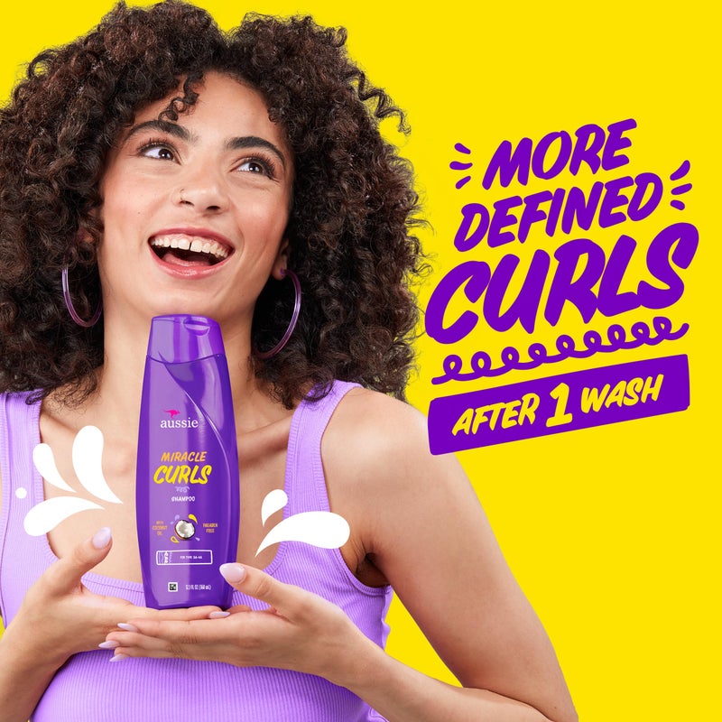Aussie Shampoo Miracle Curls, 12.1 Ounce - Image 4