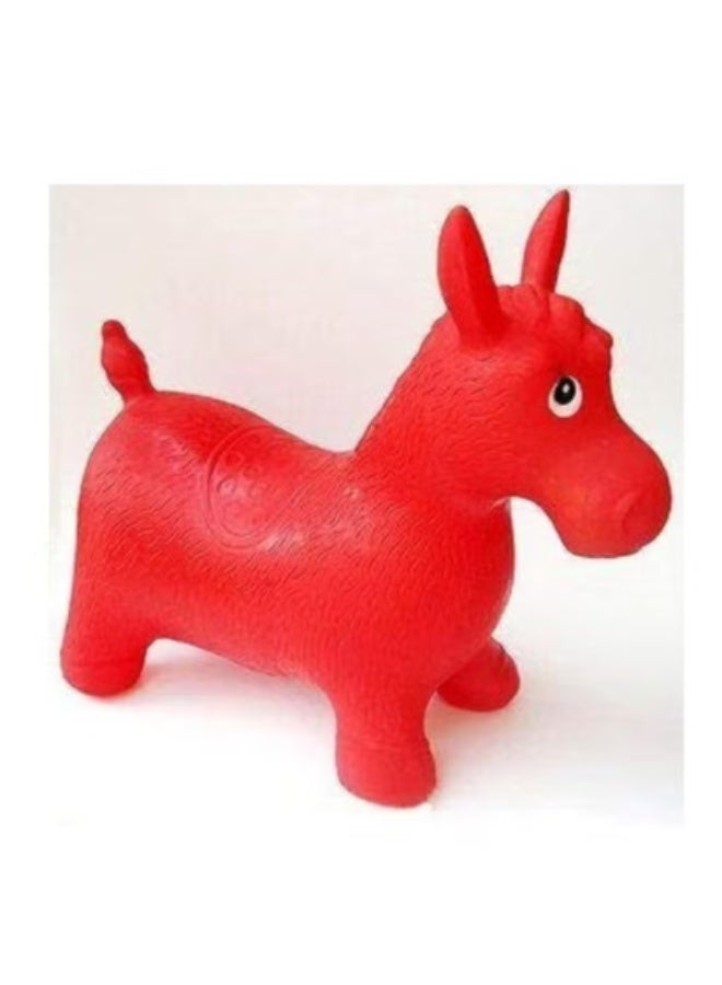 لعبه حمار نطاط للأطفال قابل للنفخ | لعبة قفز مطاطية آمنة لتقوية التوازن وتنمية المهارات الحركية - Image 2