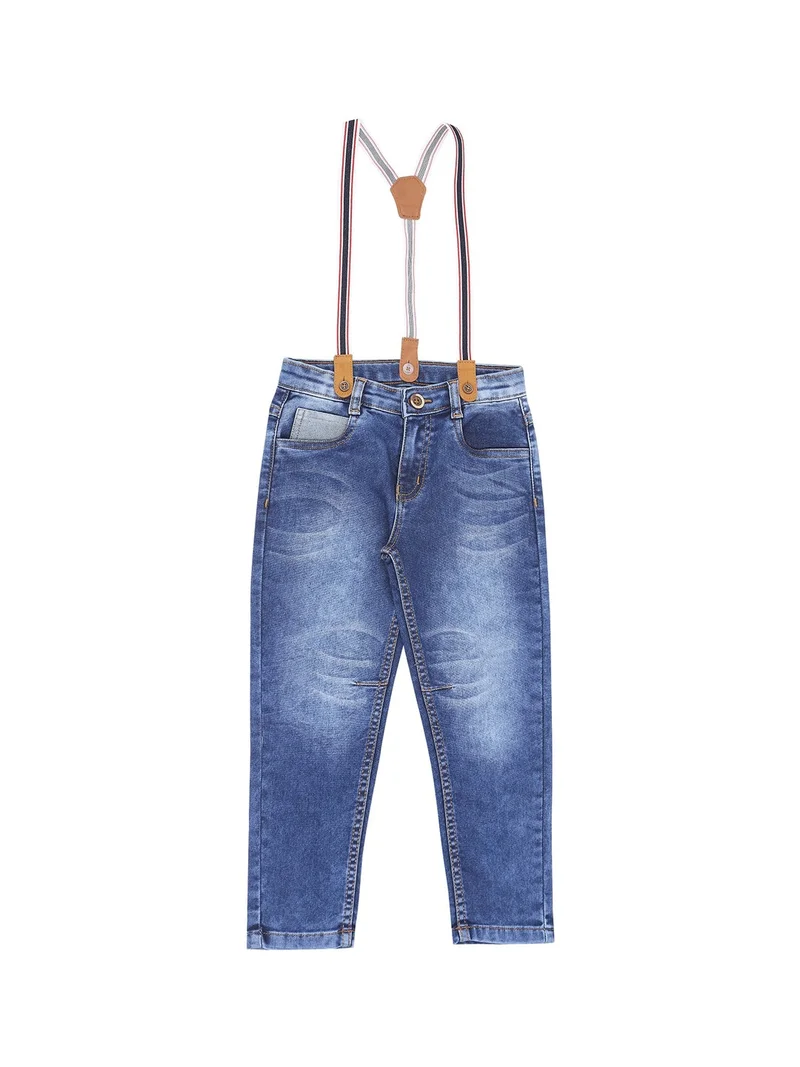 هاي ستار Boys Blue Slim Fit Jeans