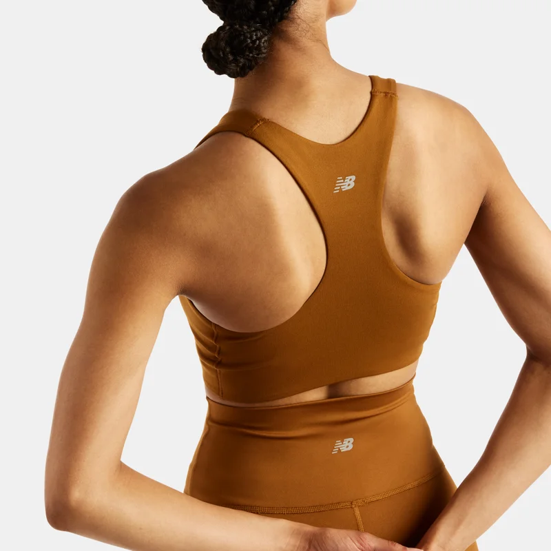 New Balance Brown Women's Define Train Medium-Support Training Sports Bra for Women | Best Price UAE