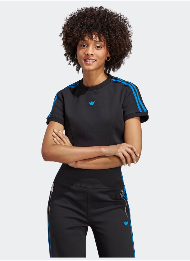 adidas Originals - Blue Version Crop T-Shirt - Image 1