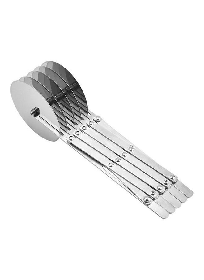 NIBEMINENT Expandable Pastry Cutter Silver 30.00 x 5.50 10.00cm  - Image 1