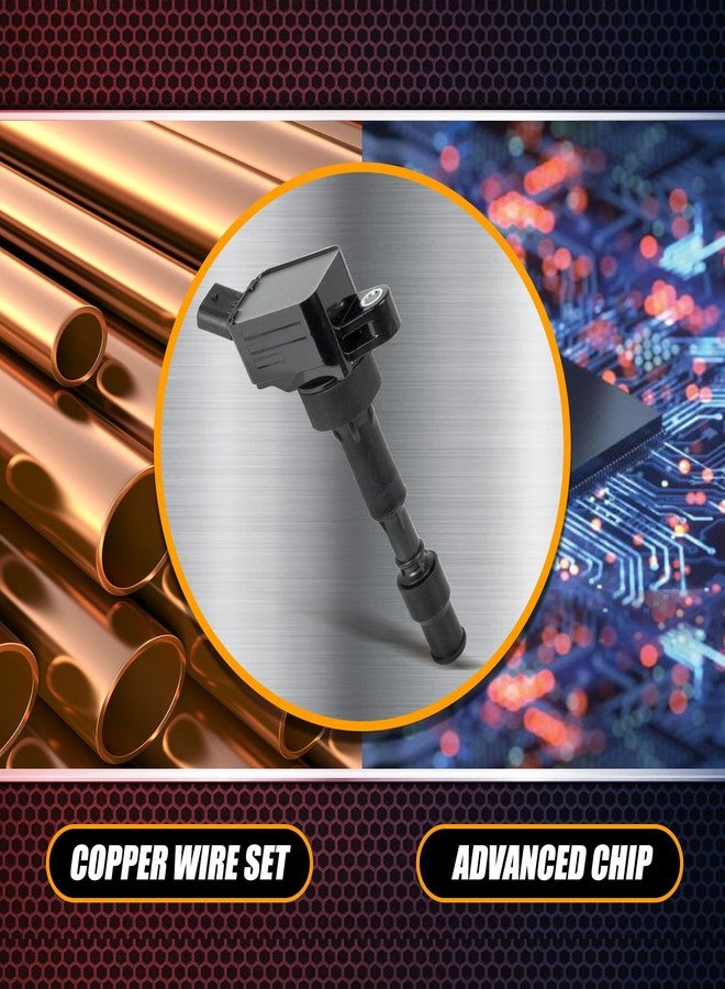 RANSOTO Ignition Coil And Iridium Spark Plug Set Compatible With 2016-2021 Hyundai Elantra Kona Sonata Veloster Kia Forte Optima Soul 2.0L,Replaces UF816 93175 - Image 2