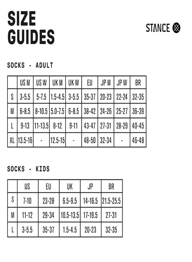 Stance Icon No Show 3 Pack Socks, Black, S - Image 2