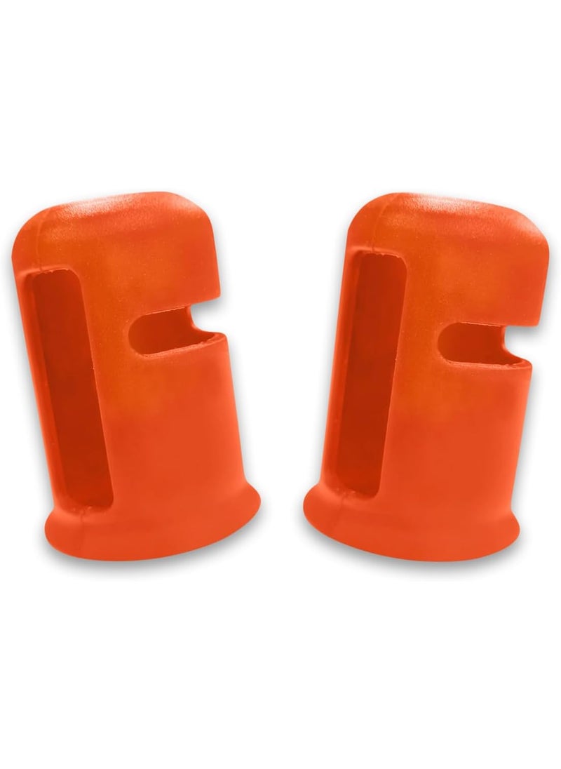 RockaDex Insulin vial protector case PRO VIAL No more broken vials EVER 2 Pack!! (ORANGE) 