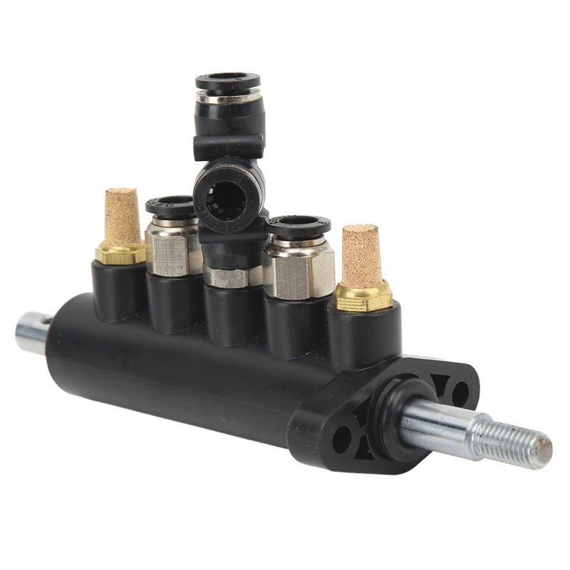 Tire Changer Air Control Valve 36mm Hole Distance Foot Pedal Valve - Superior Aluminum Alloy Pneumatic Valve for Tire Repair - Image 1