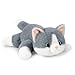 Ditucu Weighted Cat Stuffed Animal 12 lbs Cute Realistic Kitten Plush Toys 177 inch Soft Plushies Gifts for Kids Grey - Image 2