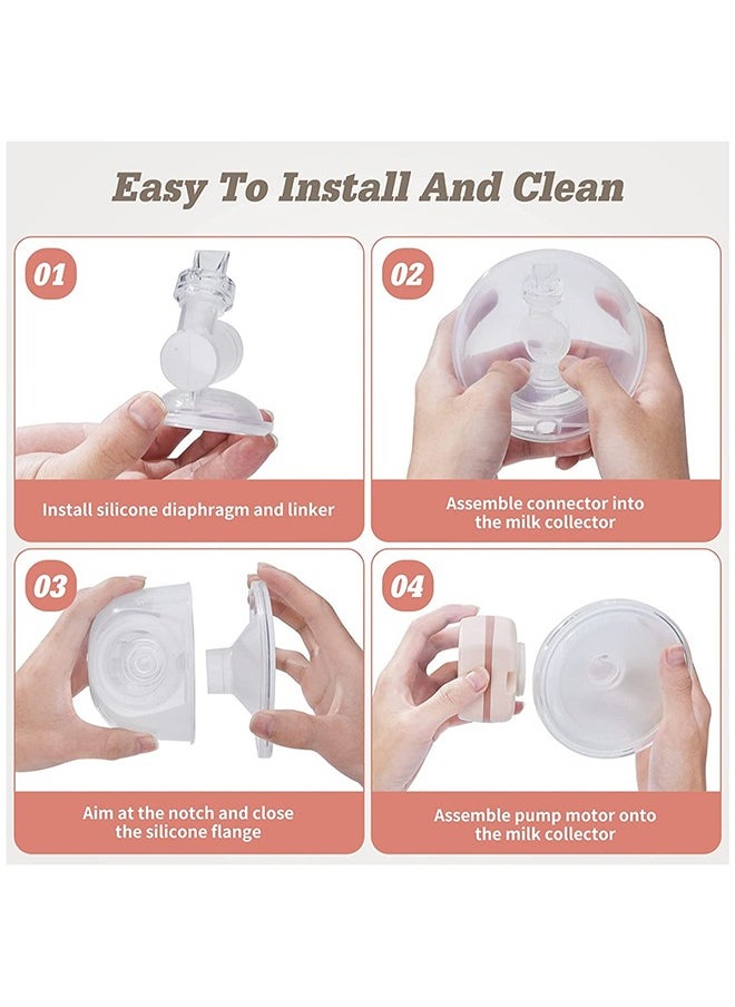 Gonice - Rechargeable Electric Wearable Breast Pump With 3 Modes 9 Levels,Memory Function, Massage Mode - Image 1