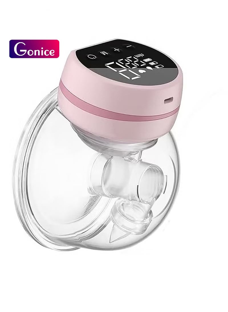 Gonice - Rechargeable Electric Wearable Breast Pump With 3 Modes 9 Levels,Memory Function, Massage Mode - Image 1