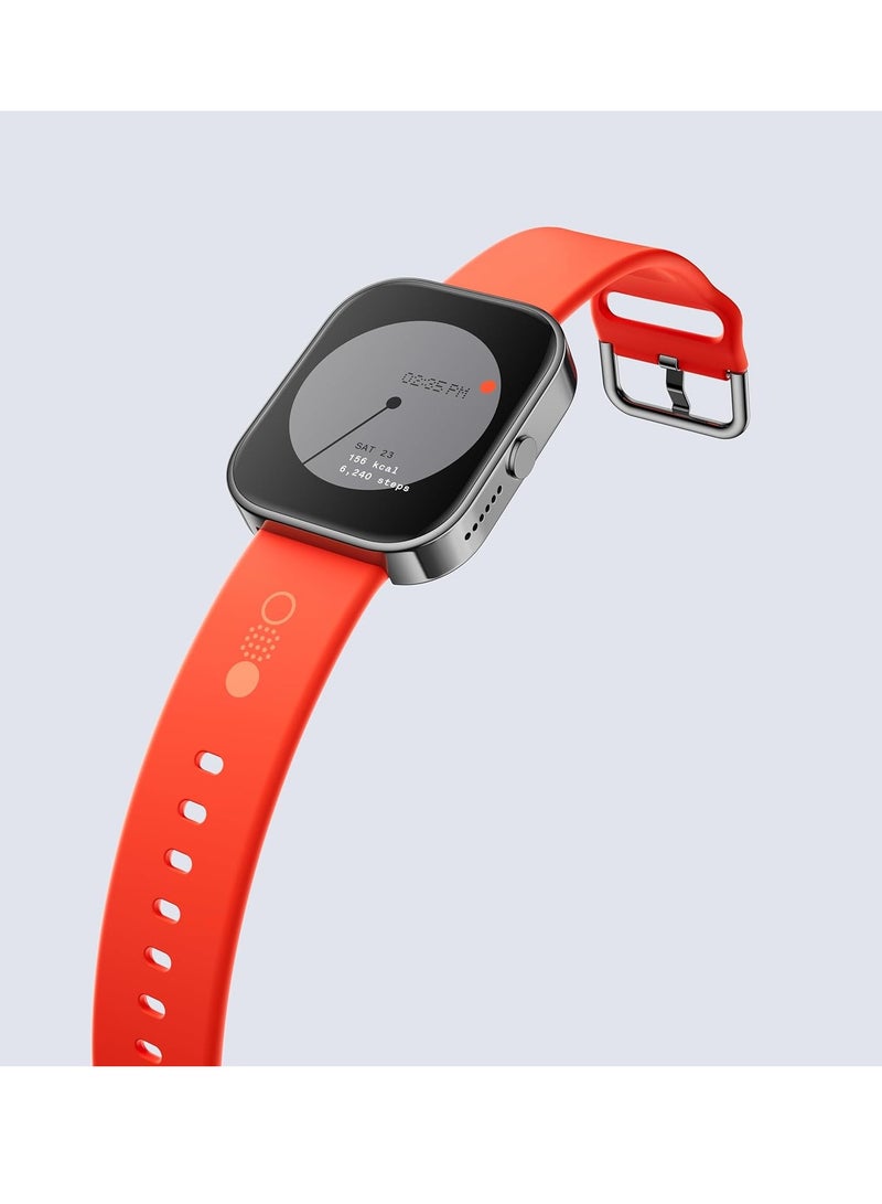 Smart Watch Pro with Bluetooth Connection, AMOLED Display, IP68 Water Resistant Dark Orange - Image 2