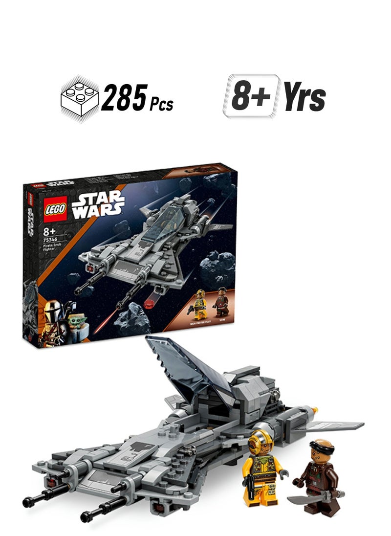 LEGO Star Wars Pirate Snub Fighter 75346 Building Toy Set; Buildable Starfighter Playset Featuring Pirate Pilot And Vane Characters; Fun Gift Idea For Kids Aged 8 And Over (285 Pieces)  - Image 1