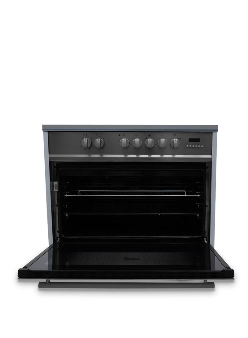 WELLGAS WellGas Free Stand Oven, 90 * 60Cm, 5 Electric Burners,116L Portuguese, Safety, Steel - ECW 95  SS - Image 3