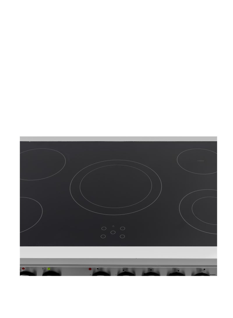 WELLGAS WellGas Free Stand Oven, 90 * 60Cm, 5 Electric Burners,116L Portuguese, Safety, Steel - ECW 95  SS - Image 2