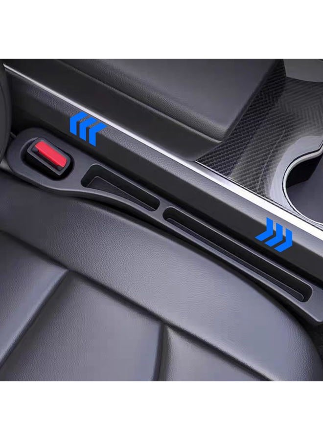 Tesdluy Car Seat Gap Filler Set of 2, Multifunctional Seat Side Gap Seam Filler Organizer with Phone Holder, Universal Fit Fill The Gap Between Seat & Console for Car, SUV, Truck - Image 5