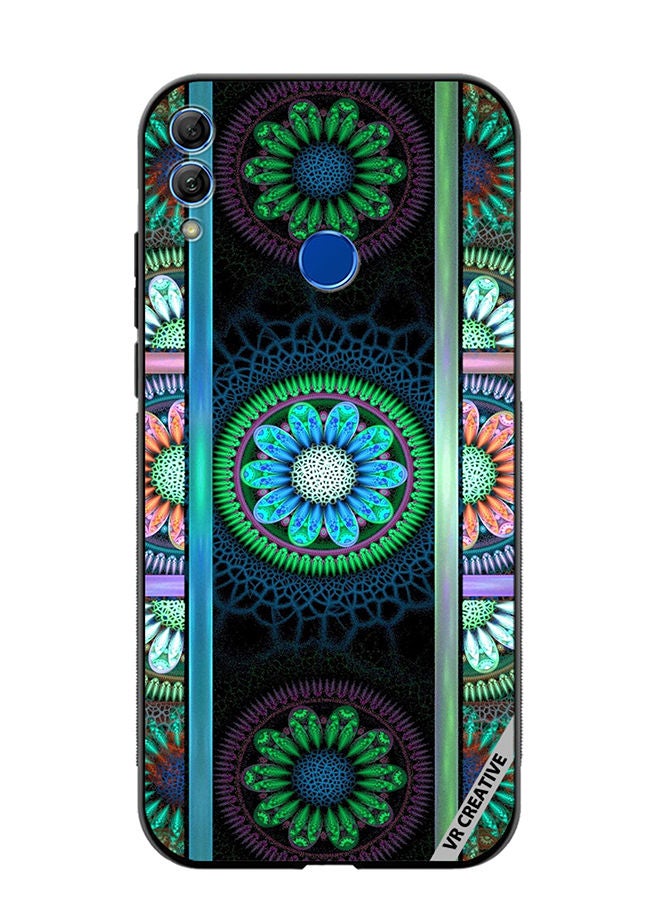 Protective Case Cover For Honor 10 Lite Flower Design Multicolour