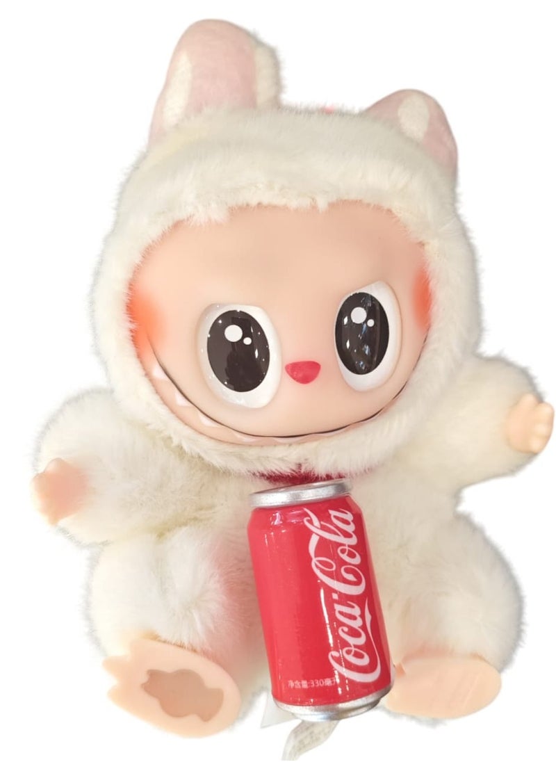 Plush Plush Doll, ectible Figure Keychain, Creative Gift Doll with coca cola can  - Image 1