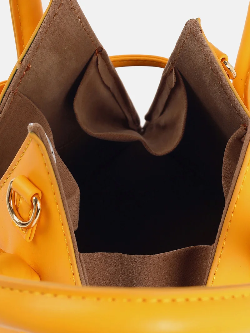 Haute Sauce Bright & Beautiful Yellow Cross Body Bag