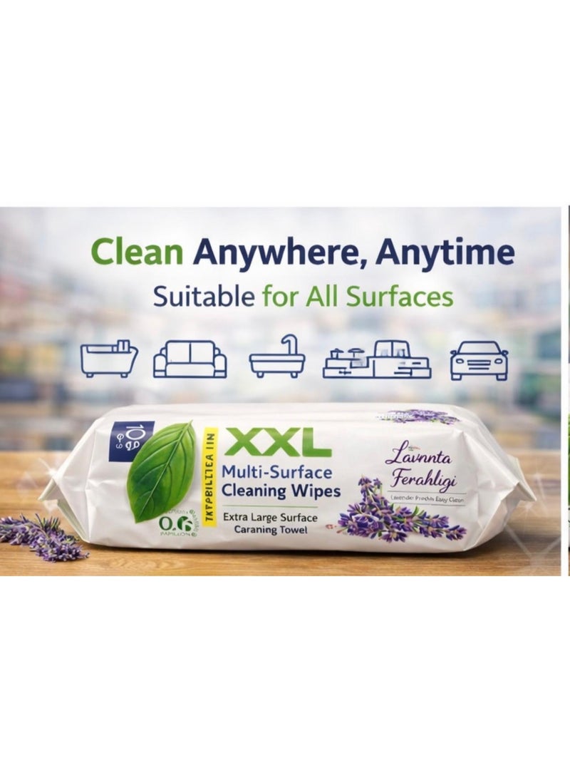 papilion XXL Multi-Surface Cleaning Wipes – Extra Large Cleaning Towels for Kitchen, Bathroom, Car & Home - Image 4