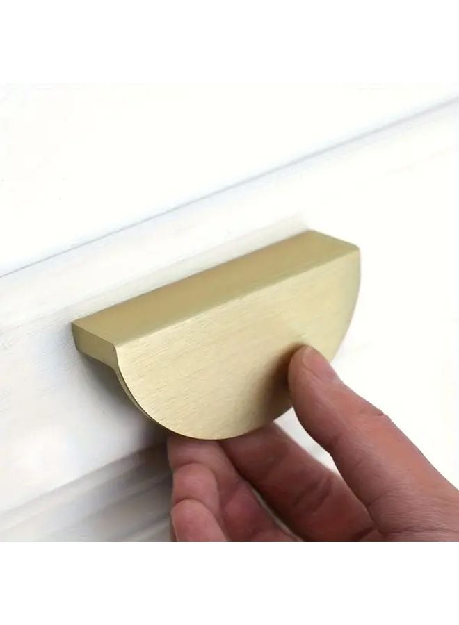 8pcs Red Nordic Semi Circular Cabinet Handles Modern Light Luxury Hardware - Image 2