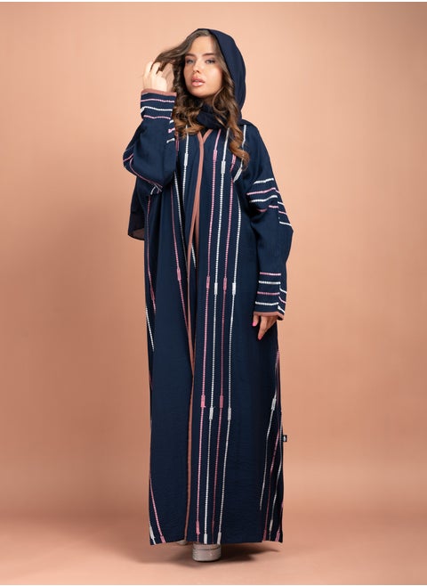 Modern Embroidery Abaya AIK8054