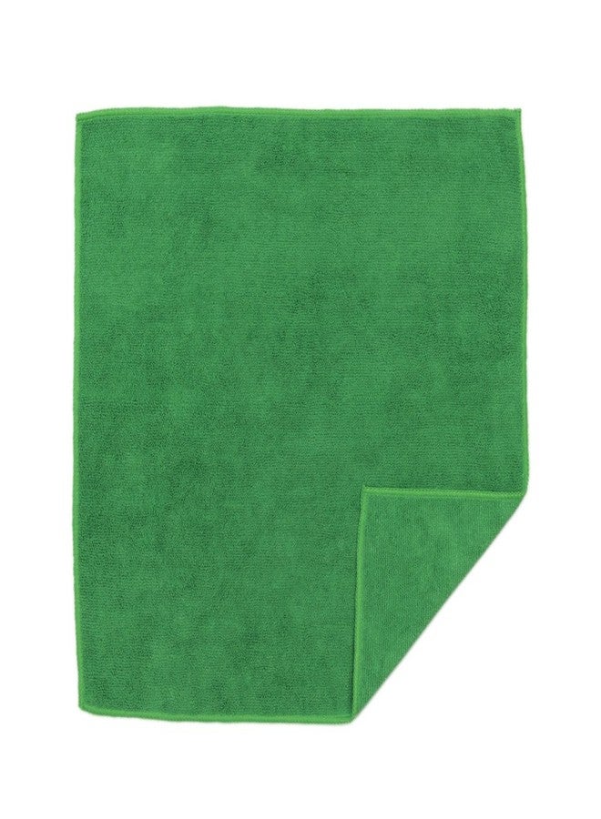CARCAREZ Premium Microfiber Detailing Towels, 340 GSM Lint Free Car Buffing Waxing Polishing Drying Towel, Pack of 6 (Green) - Image 3