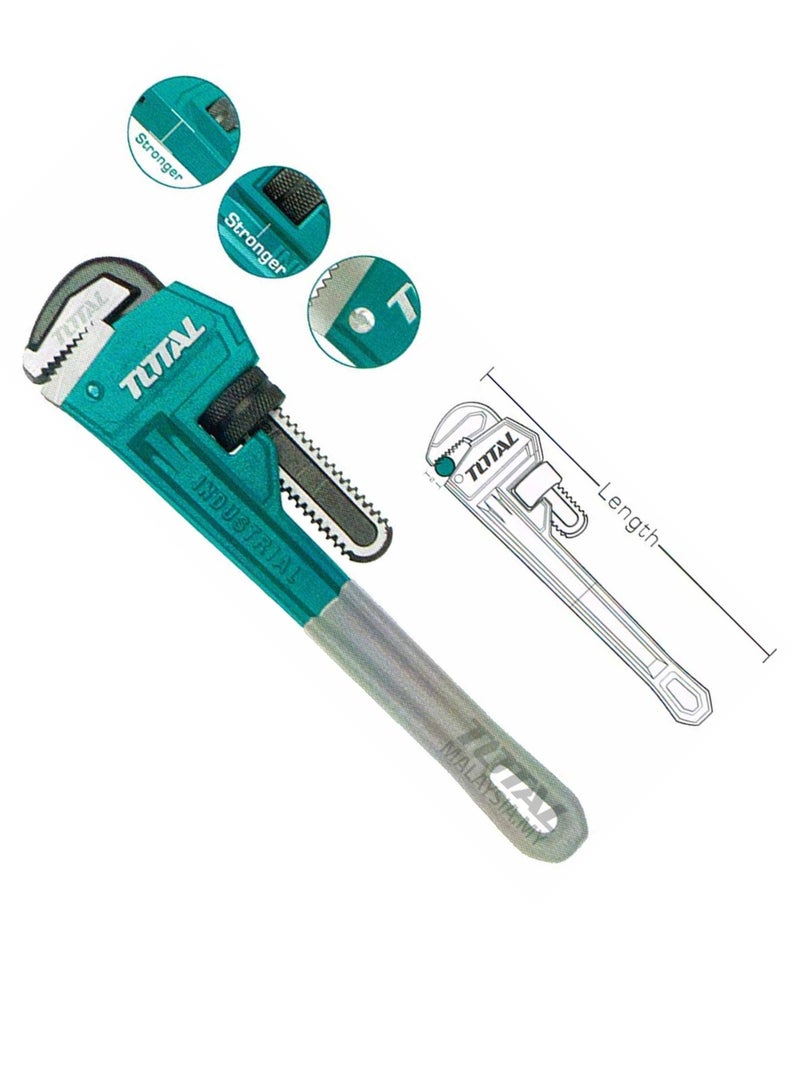Total Pipe Wrench 200 mm 8 in THT170806 - Image 3