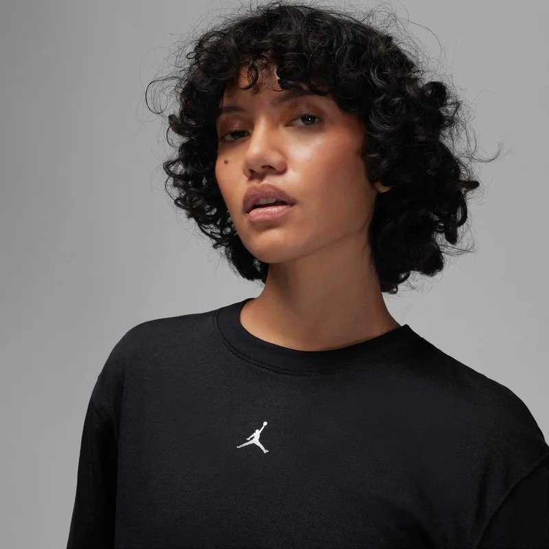 Jordan Black Women's Sport Diamond Dri-FIT Basketball T-Shirt for Women | Best Price UAE