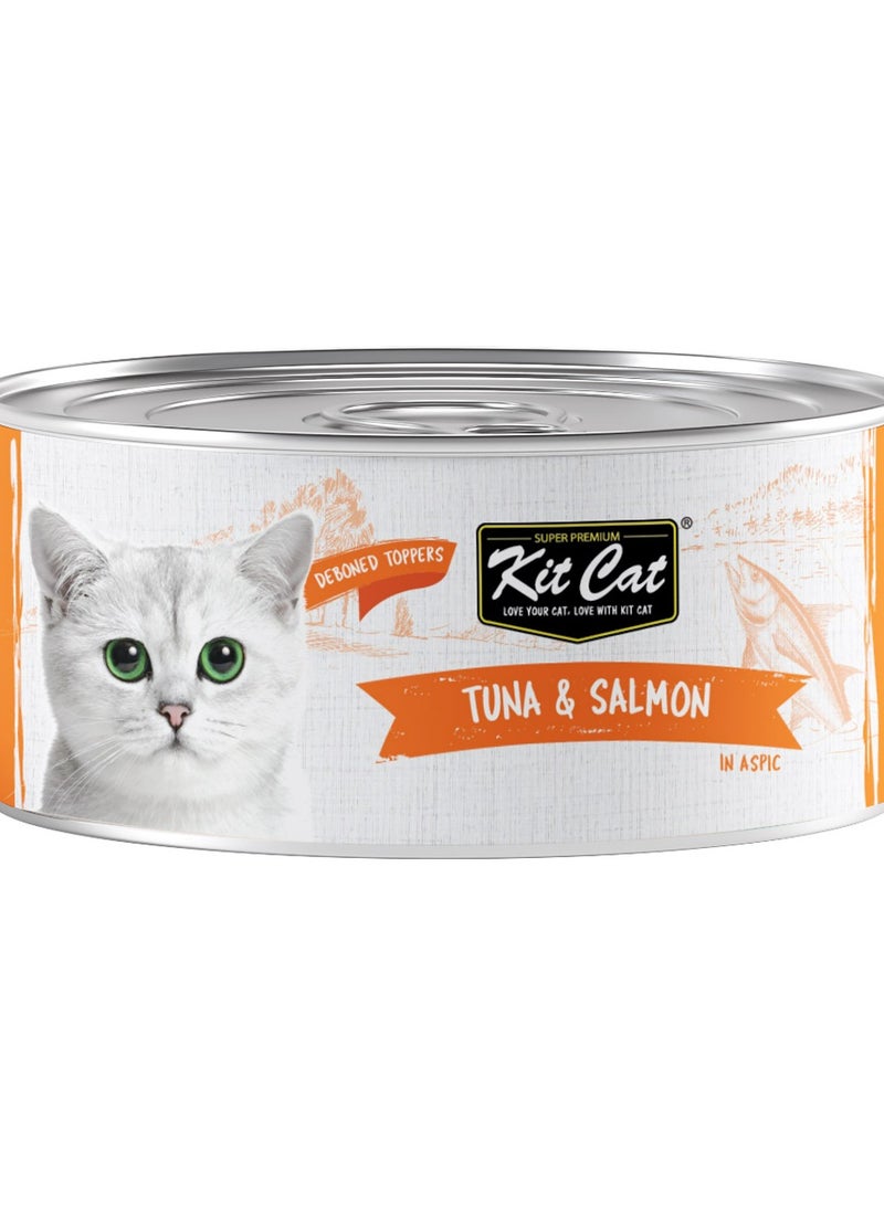 كيت كات تونة وسلمون 80 جرام (عبوة من 4 قطع)