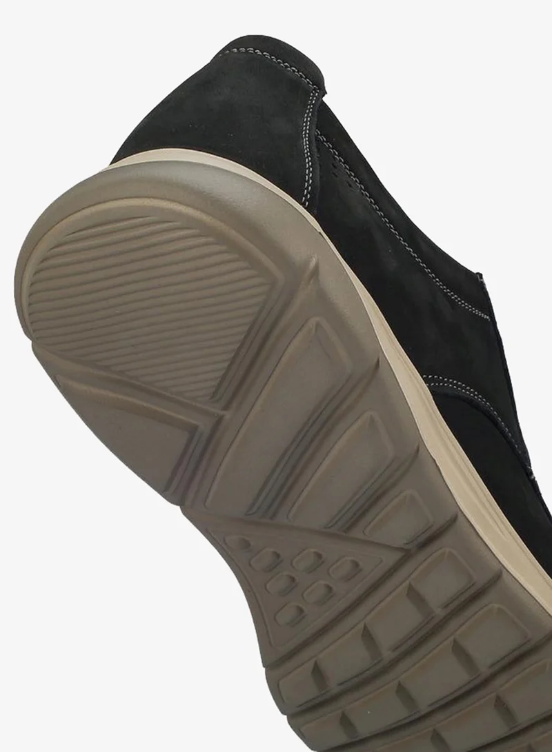 Le Confort NAVY Men Lace-Up Leather Ankle Sneakers for Men | Best Price UAE