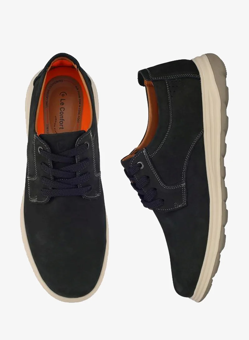لو كونفورت Men Lace-Up Leather Ankle Sneakers