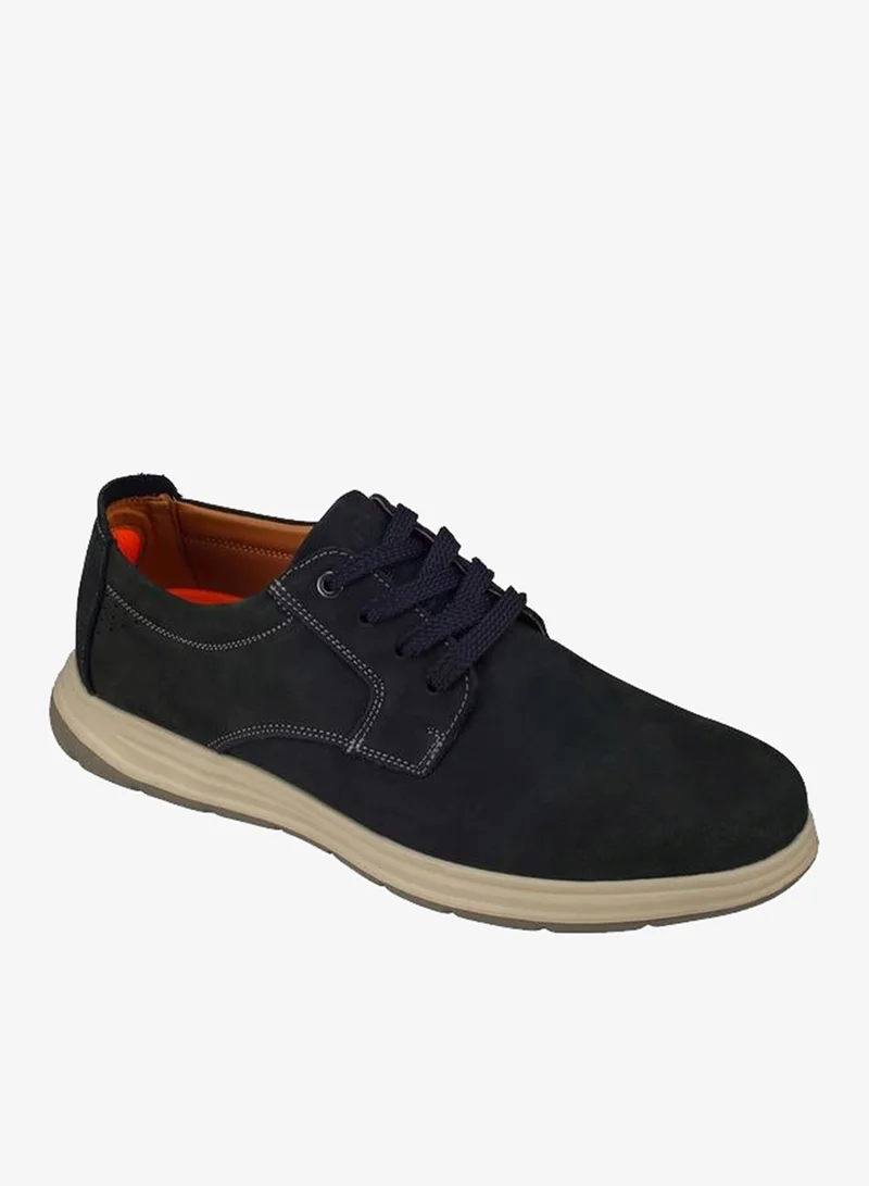 لو كونفورت Men Lace-Up Leather Ankle Sneakers